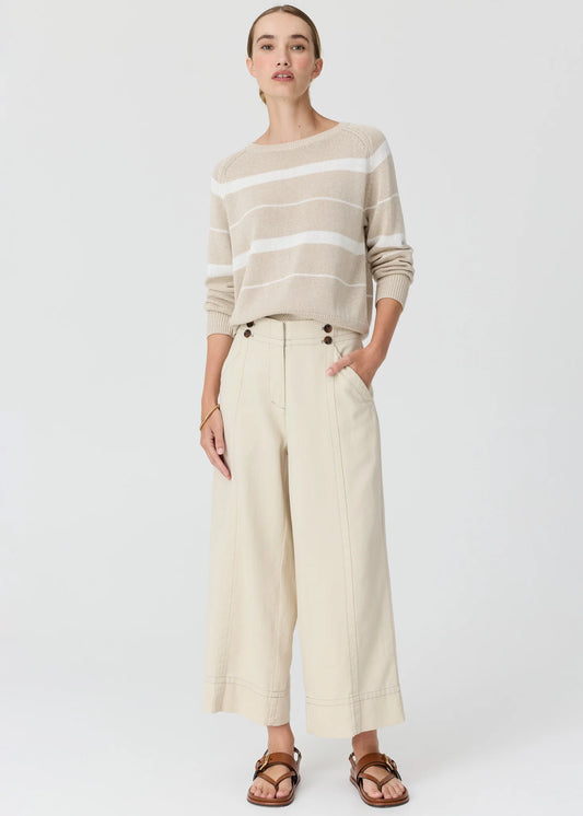 POL Anise Crop Pant Pebble