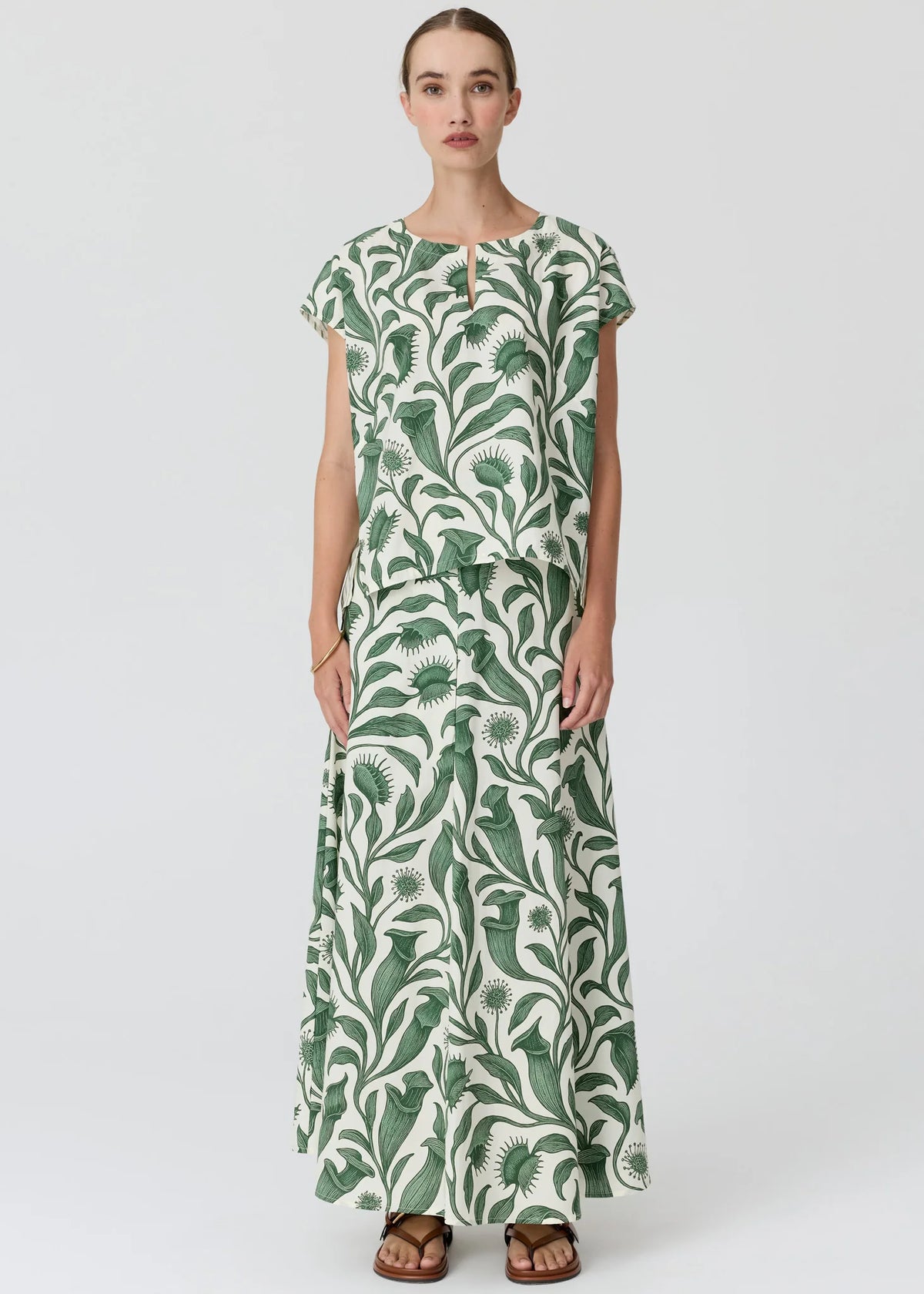 POL Botanica Top with Contrast Back