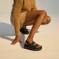 Rollie Ace Sandal Weave All Black