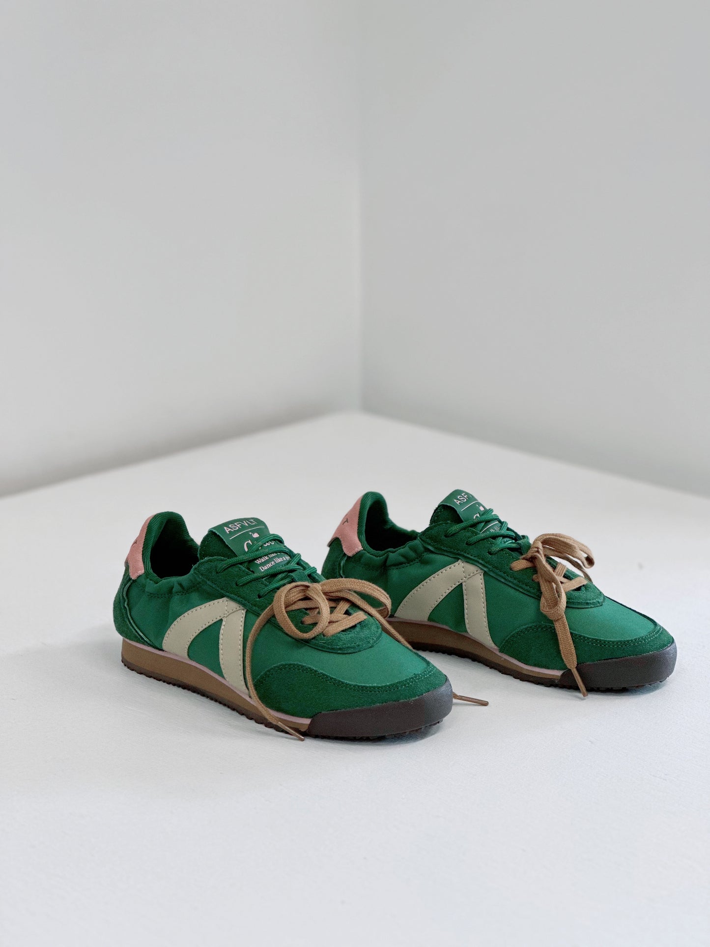 ASFVLT Grace Sneaker DK Green / Pink