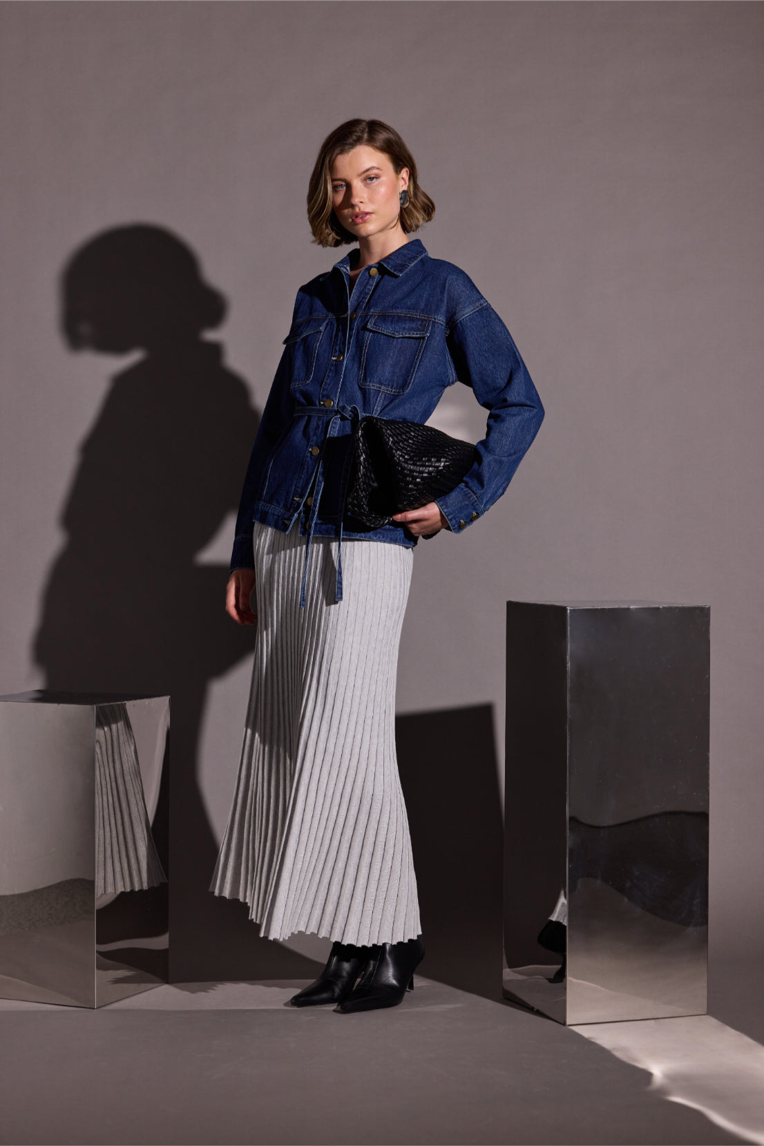 Staple the Label Lennox Denim Jacket in Indigo