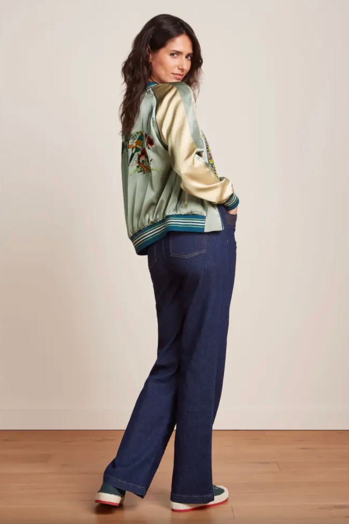 King Louie Bomber Jacket Madison Lunar Grey