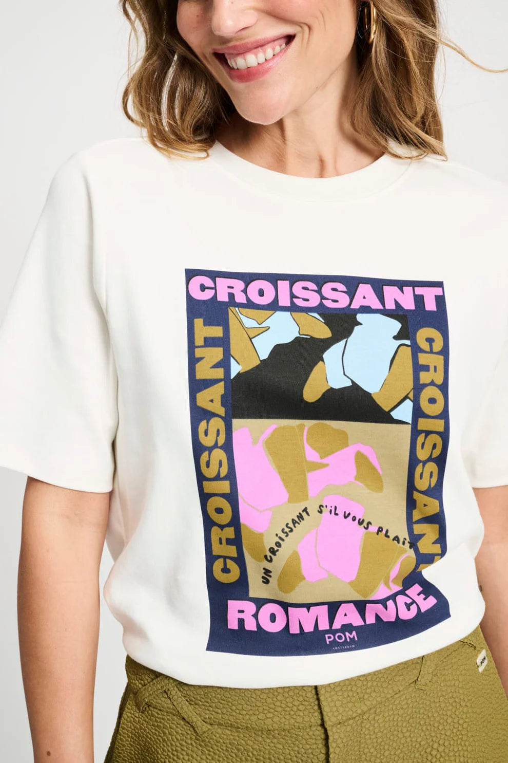 POM Amsterdam Croissant Romance T-Shirt