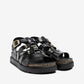 Yokono Tunez 255 Leather Sandal in Black