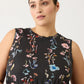 Nancybird Lidia Tie Dress in Watercolour Charcoal