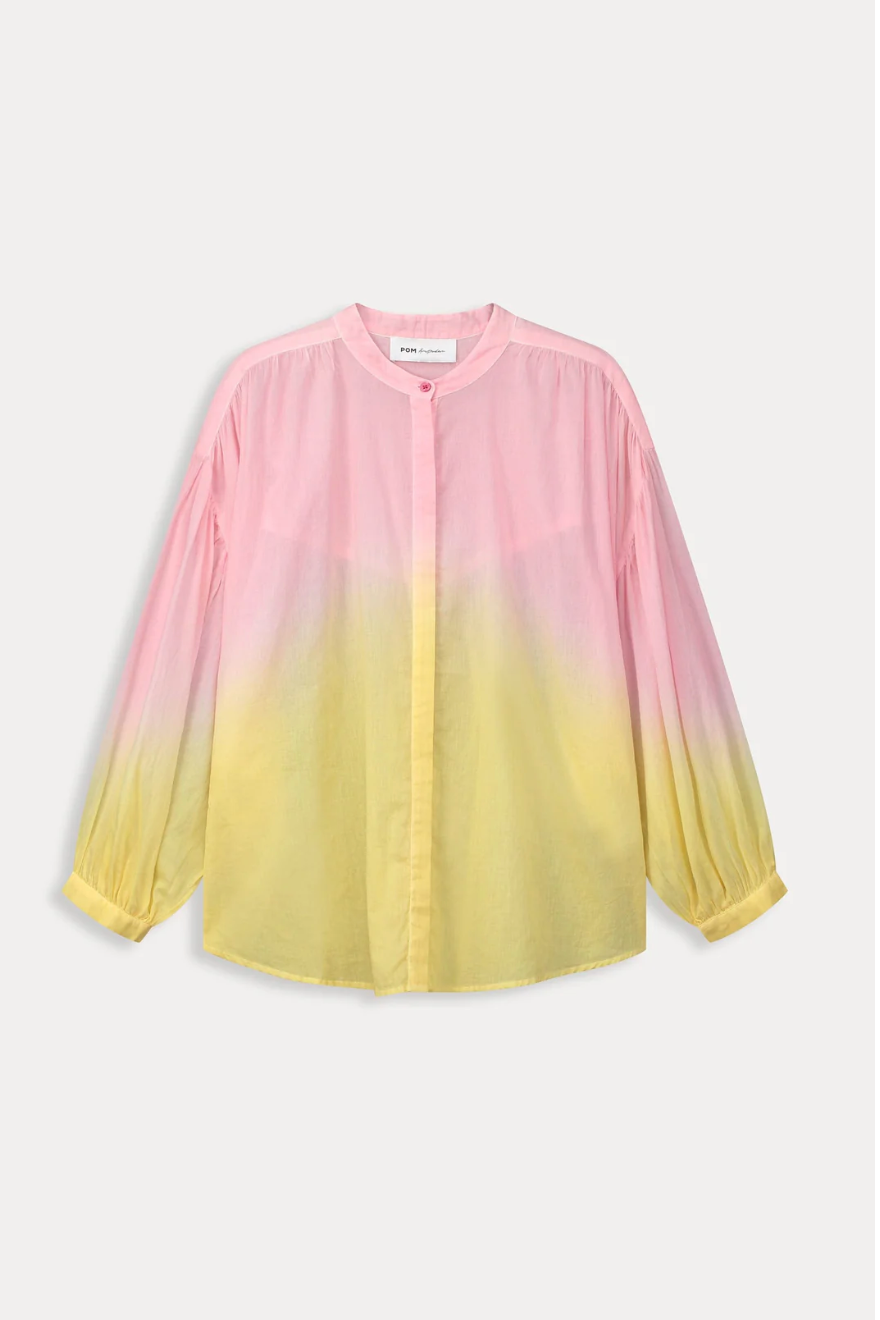 POM Amsterdam Blouse in Faded Blooming Pink