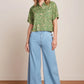 King Louie Evelina Blouse Paradis in Jasmin Green