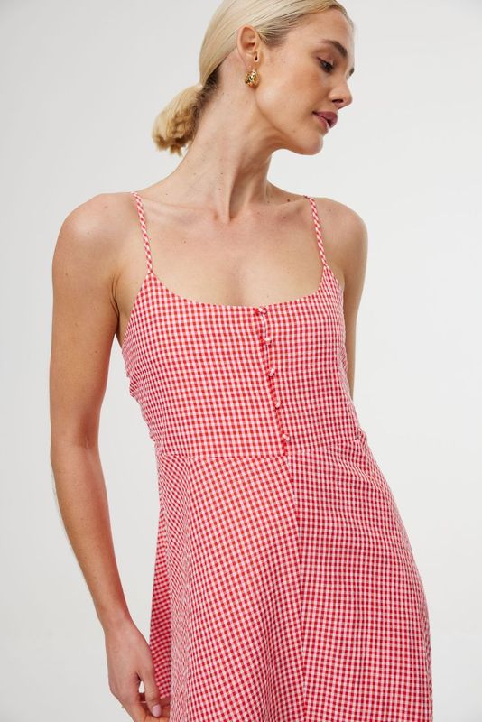 Kinney Mia Dress in Gingham