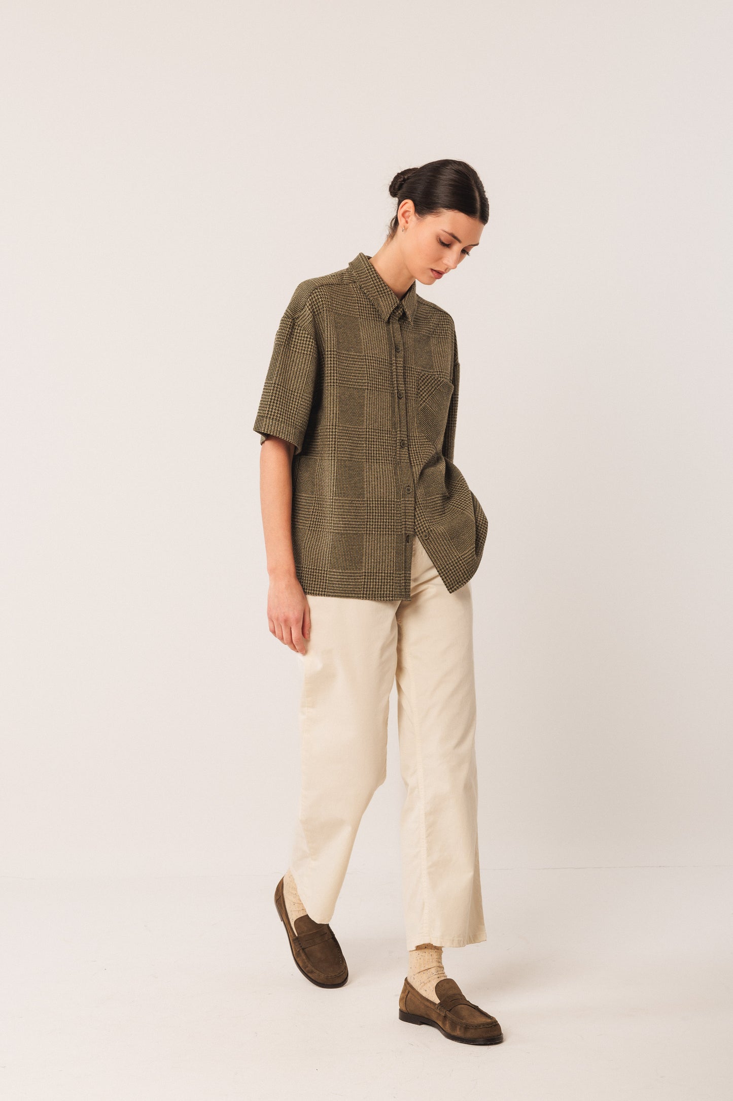 Indi and Cold Jacquard Knit Overshirt