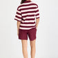 LMND Rossy Knit Polo Cherry / Soft Pink