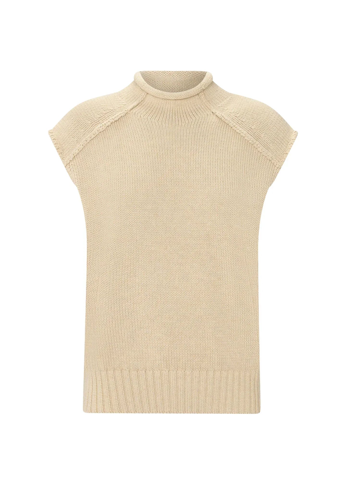 POL Clothing Sable Tank Knit in Pebble