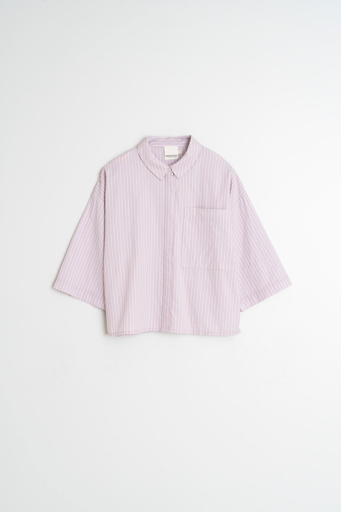 Indi and Cold Boxy Striped Shirt