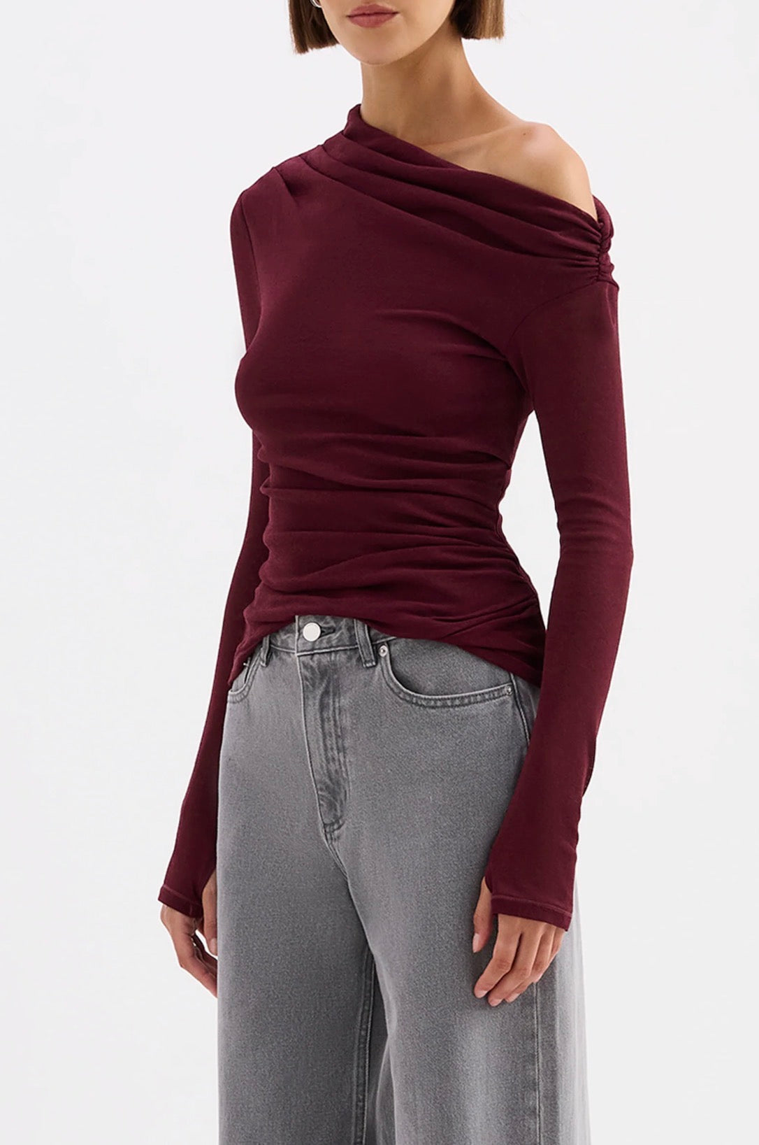 Nude Lucy Rue Mesh Long Sleeve Top