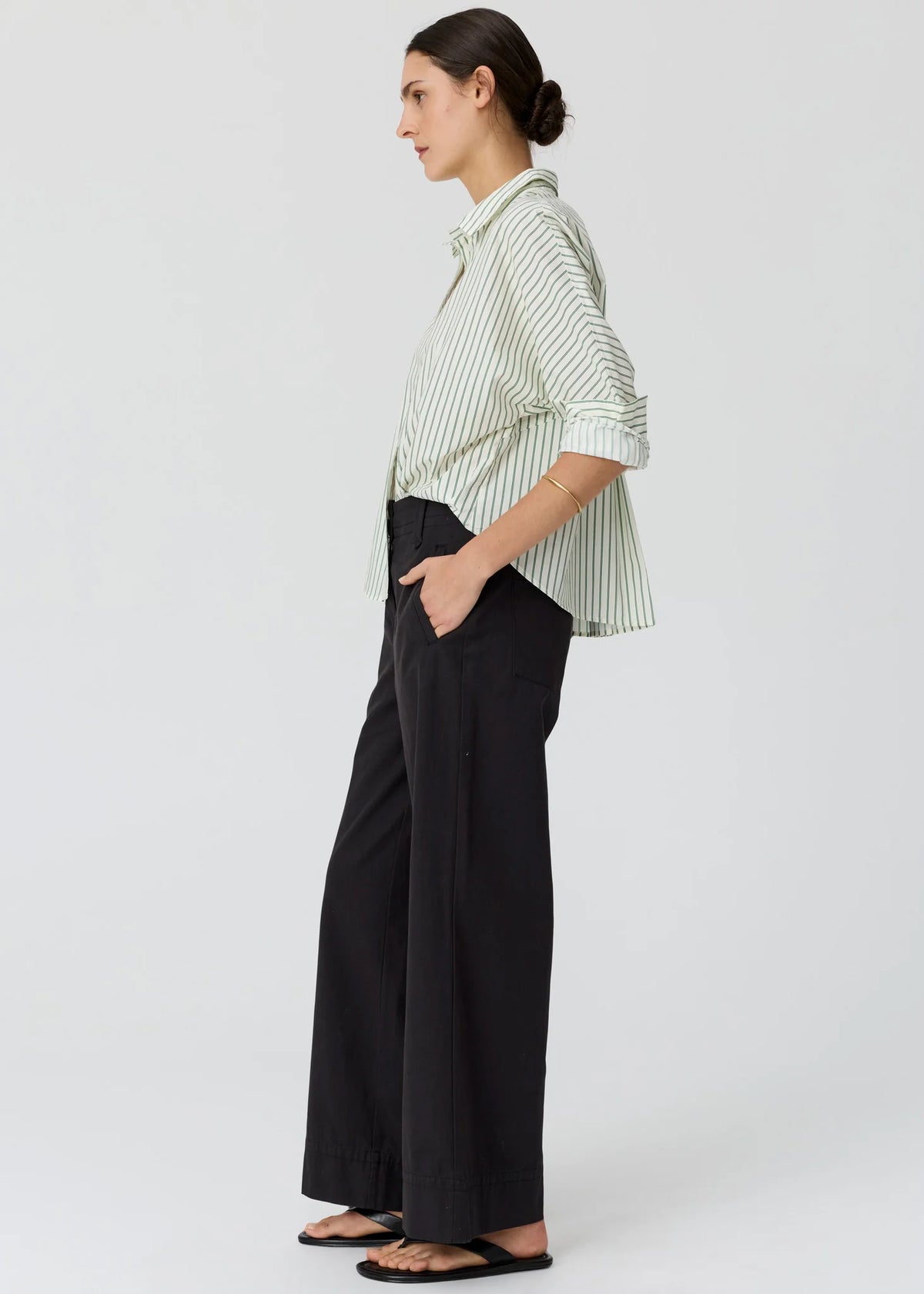 POL Botanica Two Way Stripe Shirt