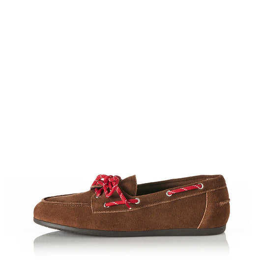 Alias Mae Teddy Laces Shoes in Mocha Suede