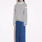 Nude Lucy Kai Turtleneck in Navy Stripe