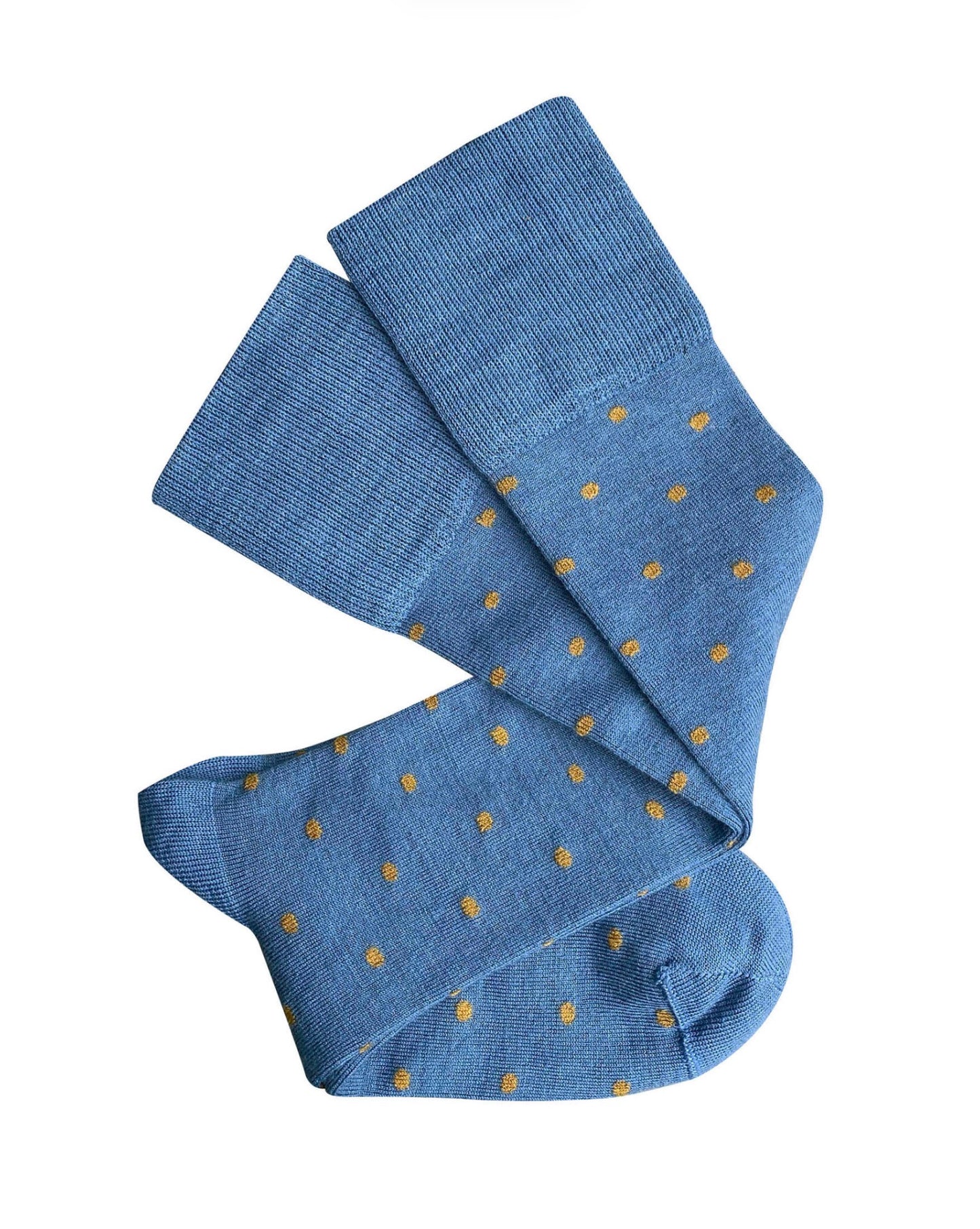 Tightology Dotty Wool Socks in Blue