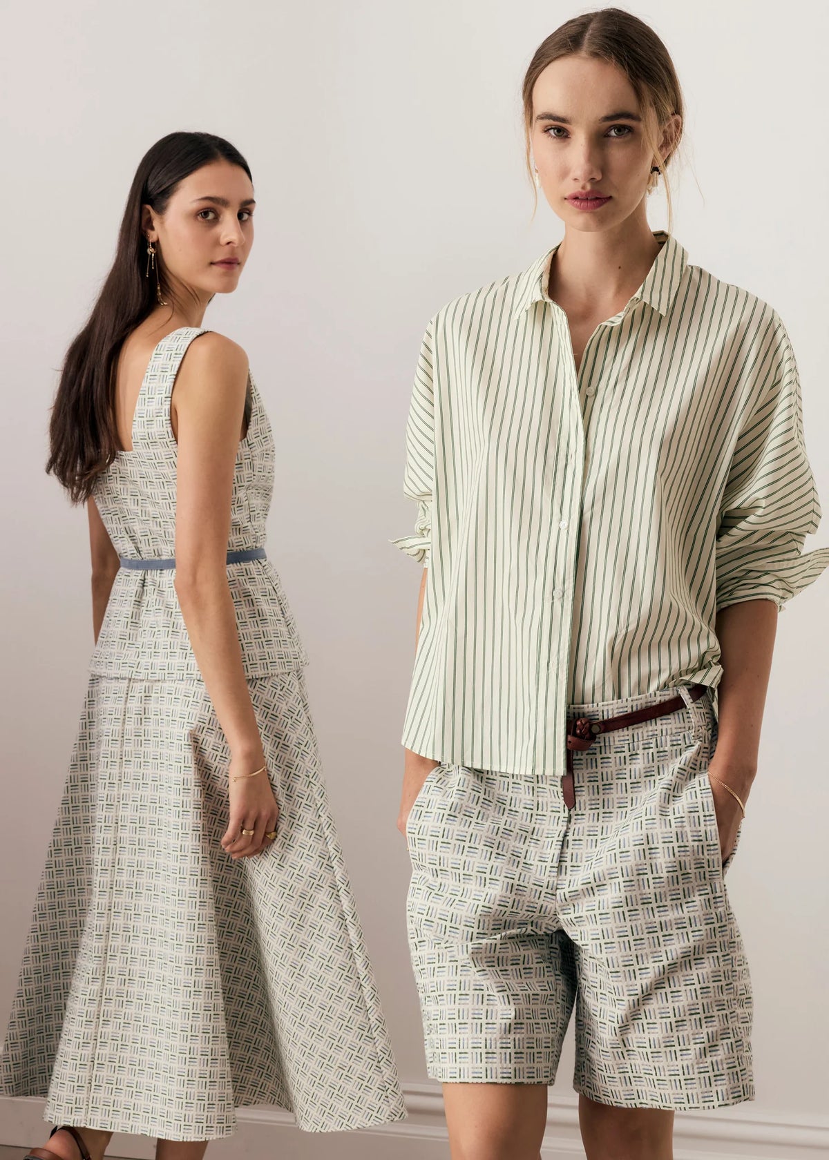POL Botanica Two Way Stripe Shirt