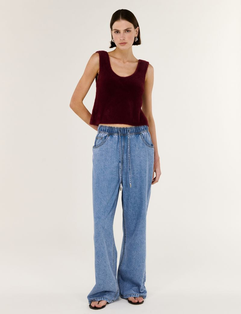 Staple the Label Rae Relaxed Chambray Pant
