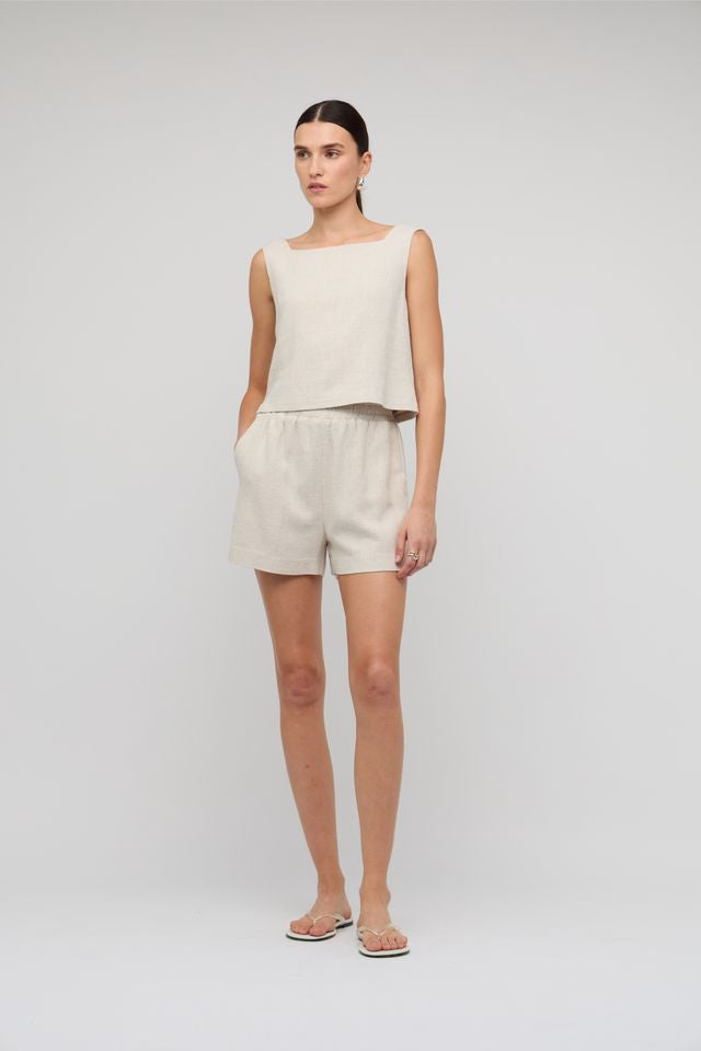 Staple the Label Senna Relaxed Shorts Natural