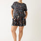 Nancybird Dolman Top in Watercolour Charcoal