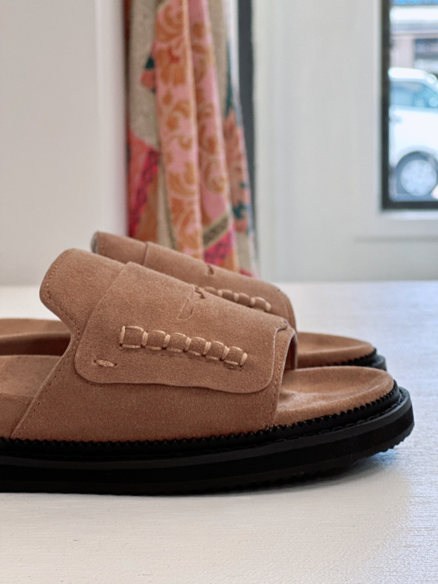 Alias Mae Pari Slide in Mocha Suede