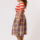 Nancybird Coco Pintuck Skirt in Acid Check