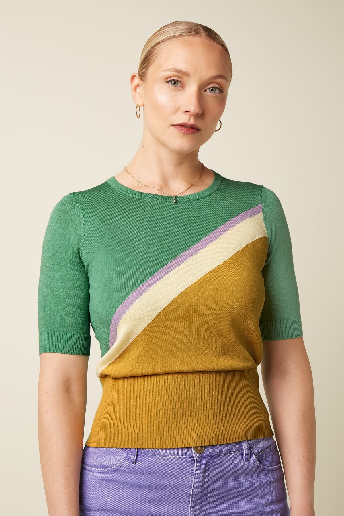 King Louie Agnes Top Kira in Honey Yellow