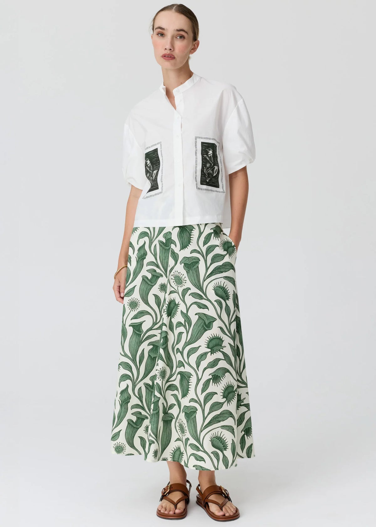 POL Botanica Patch Camp Shirt