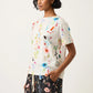 Nancybird Apollo Tee in Watercolour Cream