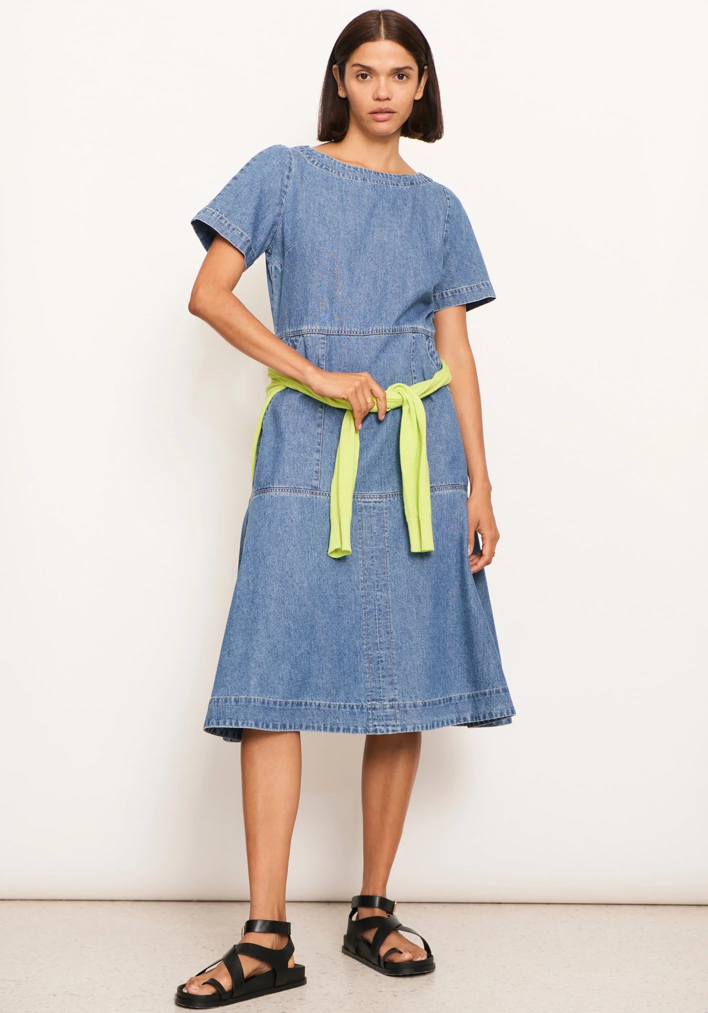 POL Clothing Raydel Denim Dress