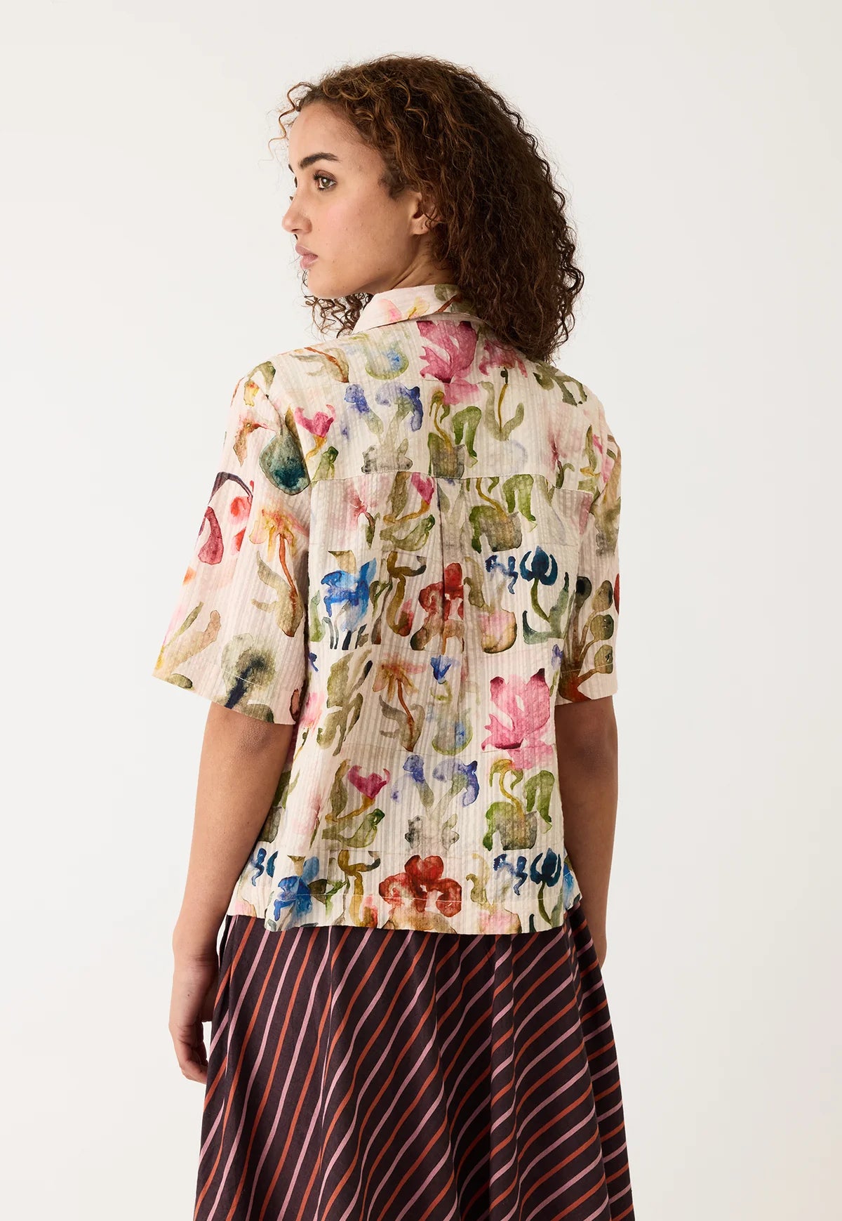 Nancybird Summer Shirt Watercolour Collage