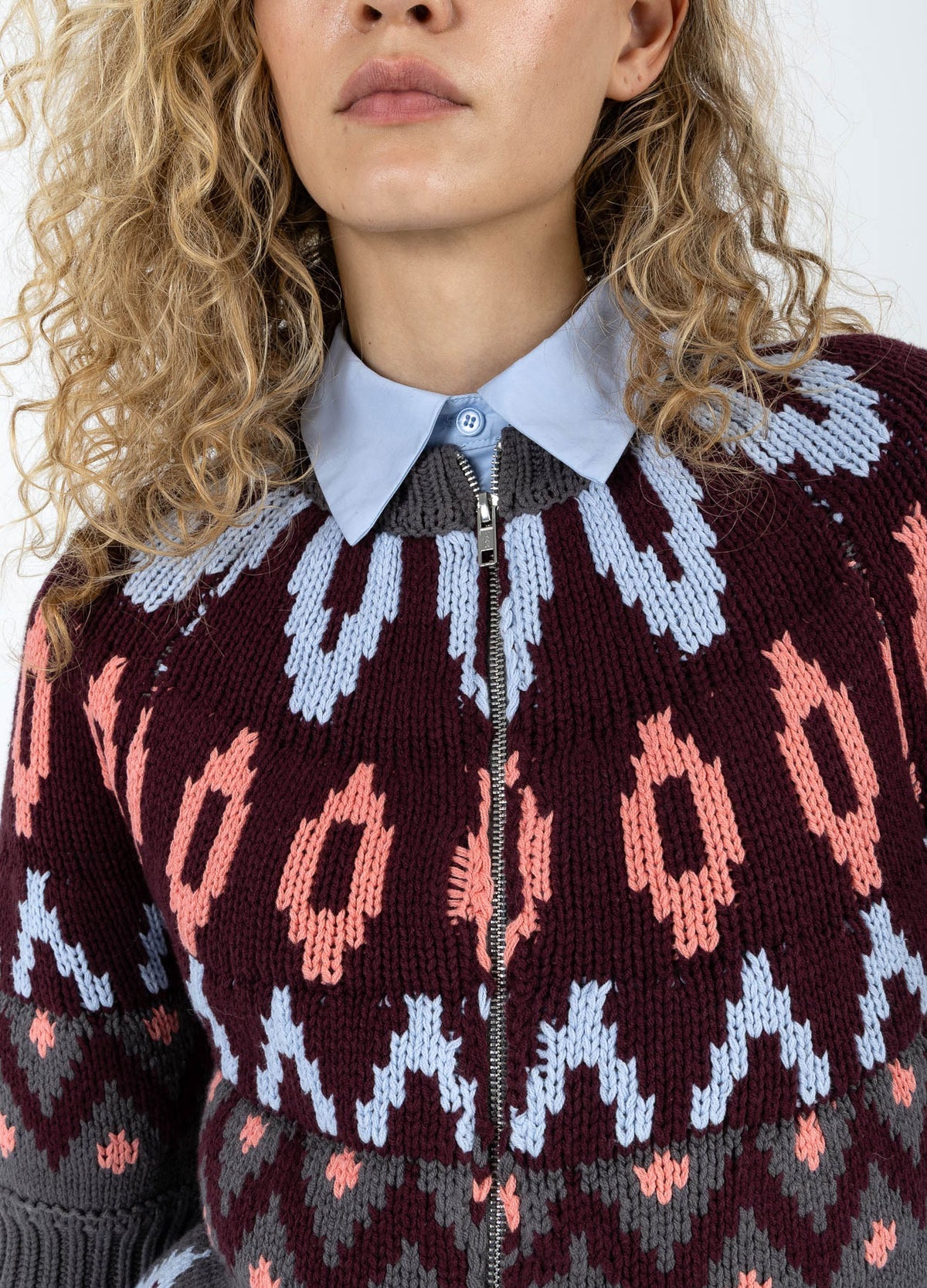 Coster Short Sleeve Knit Zipper Jacket