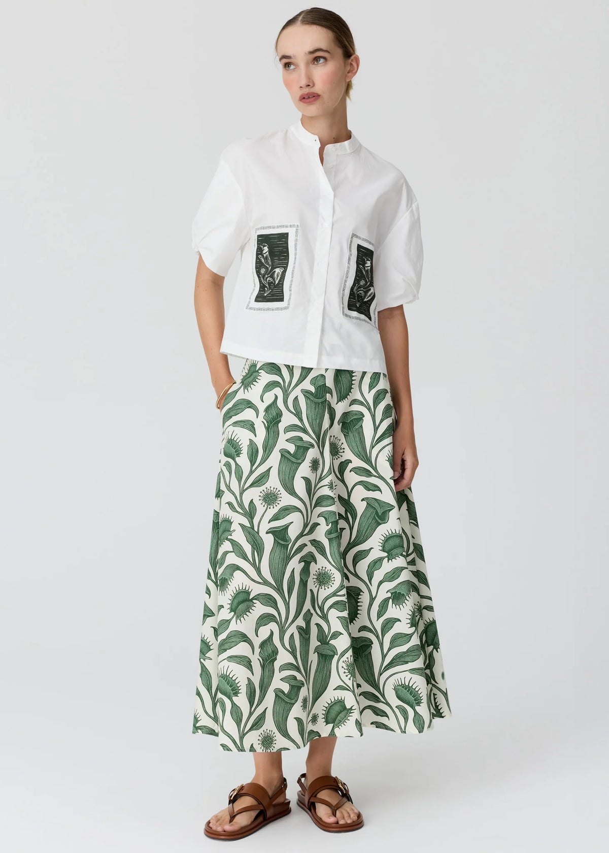 POL Botanica Patch Camp Shirt