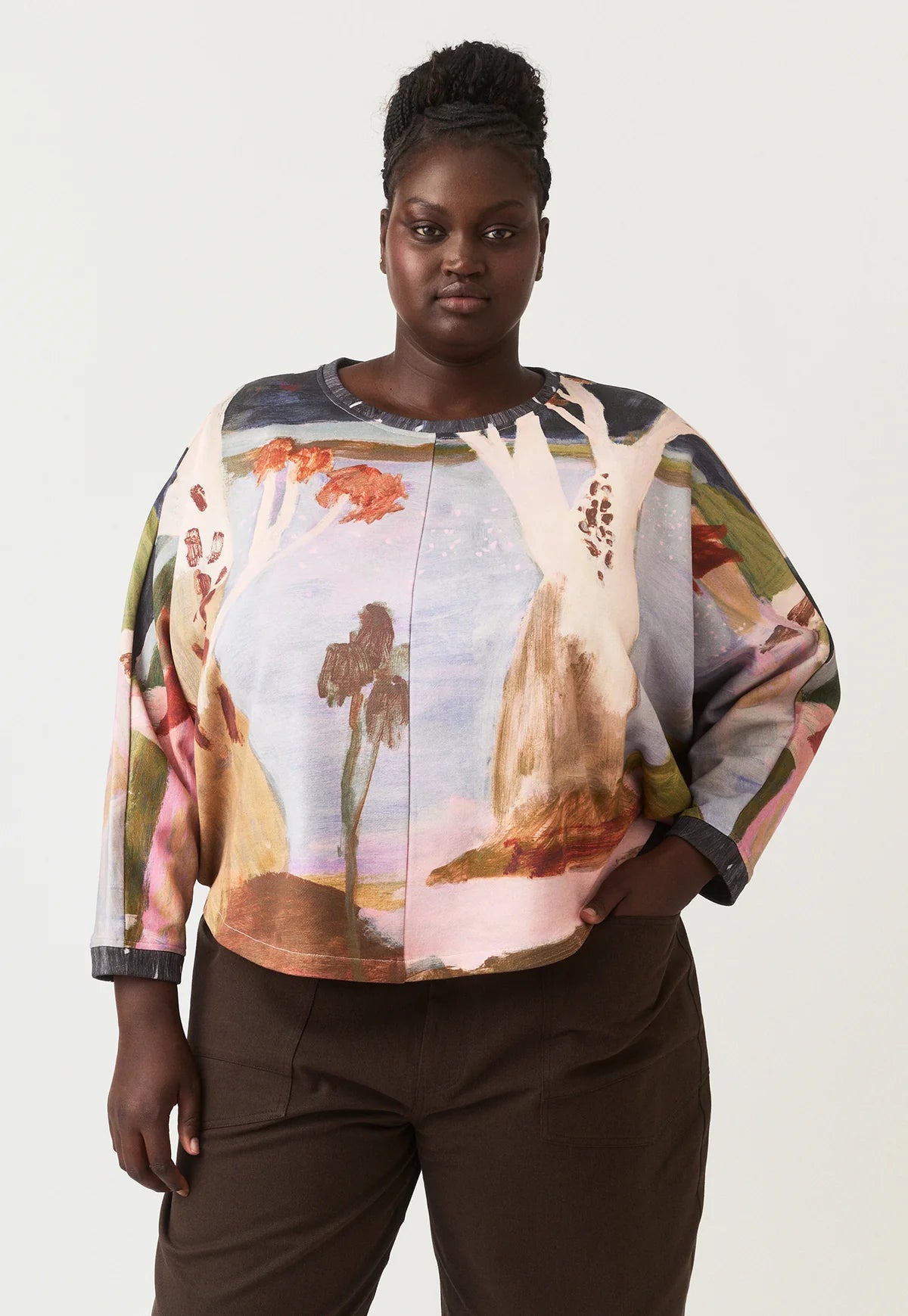 Nancybird Dahlia Batwing Sweat