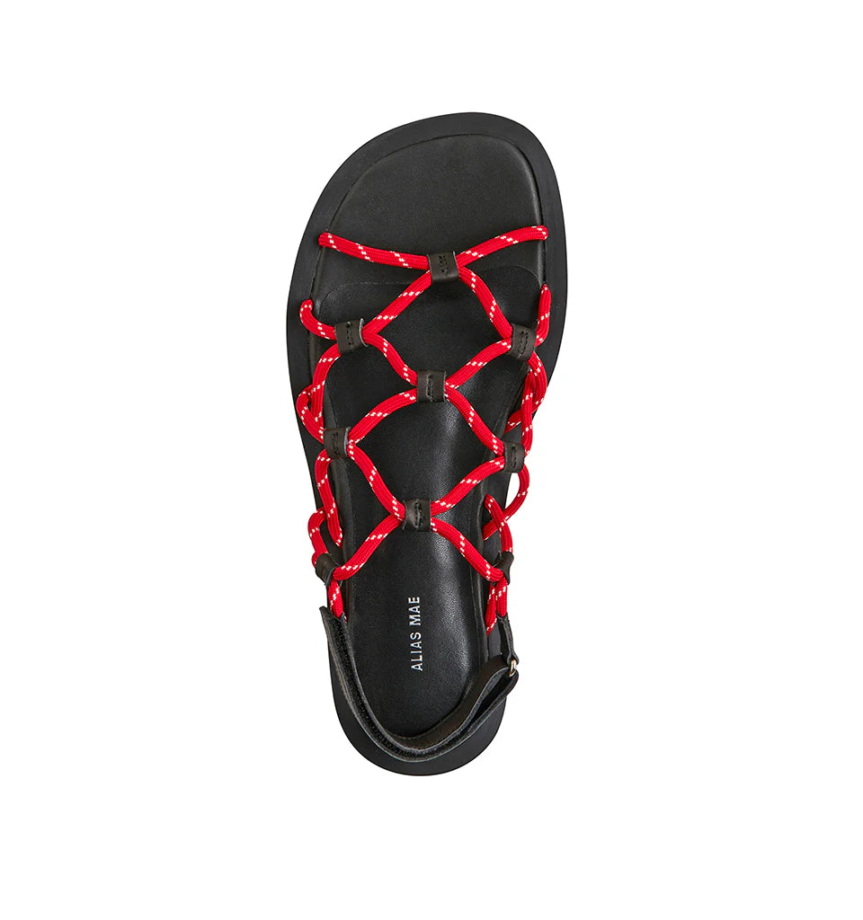 Alias Mae Elsa Rope Sandal in Red