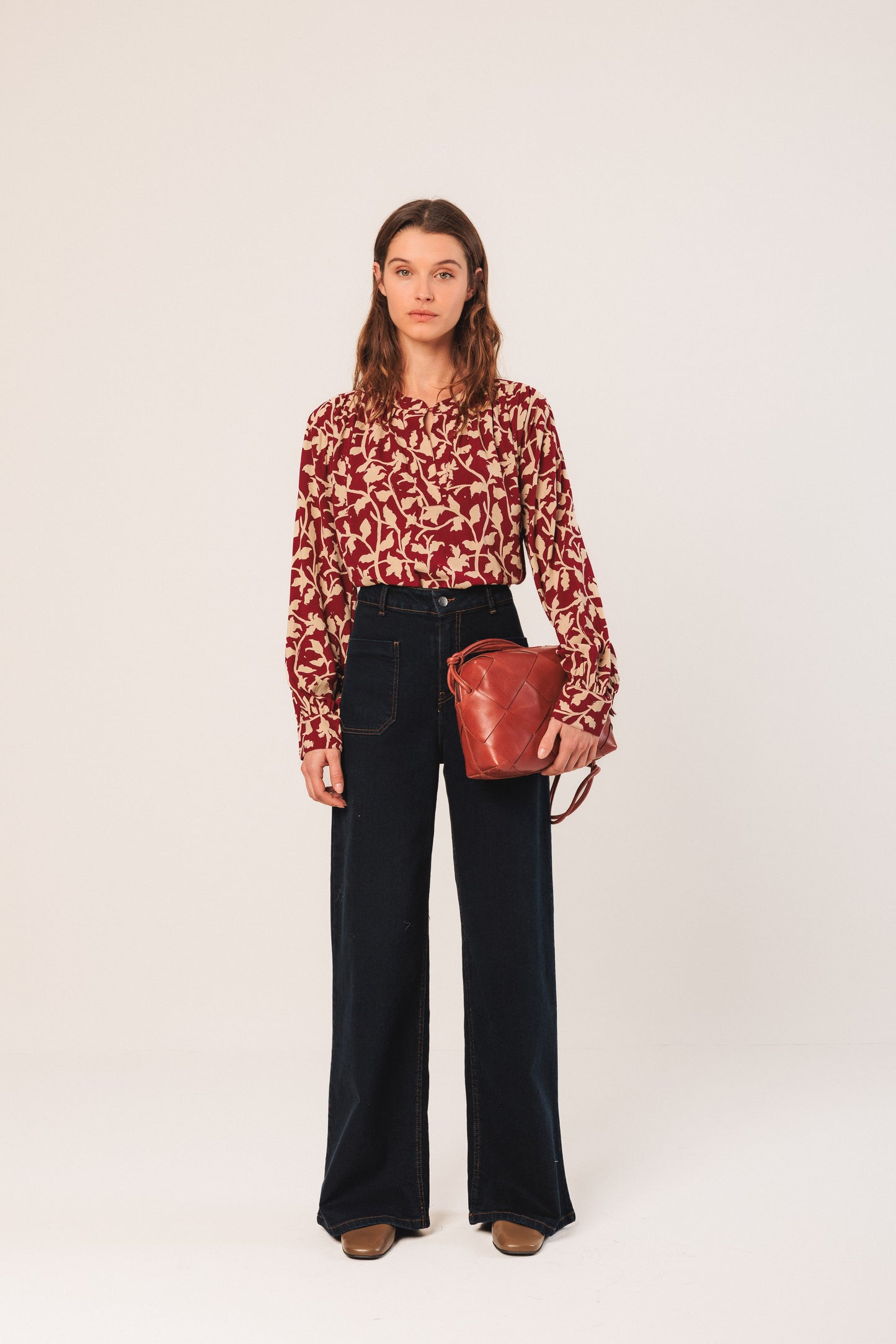 Indi and Cold Wide Leg Denim Pant