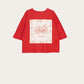 Nancybird Tasmin Boxy Tee in Red Vase