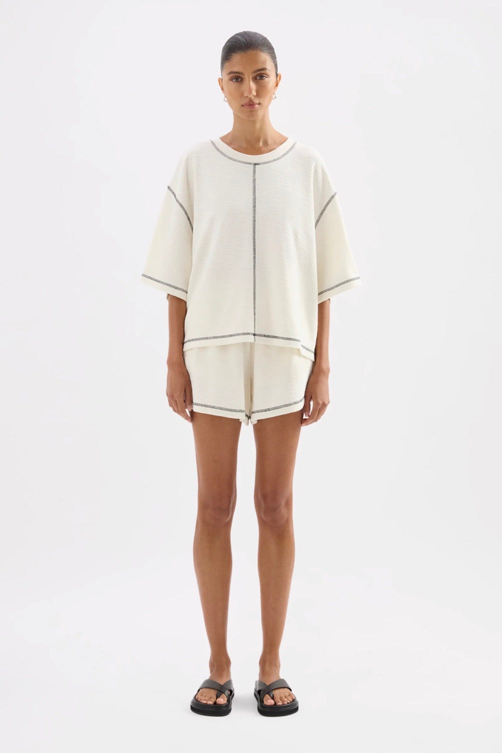 Nude Lucy Sutton Top in Salt
