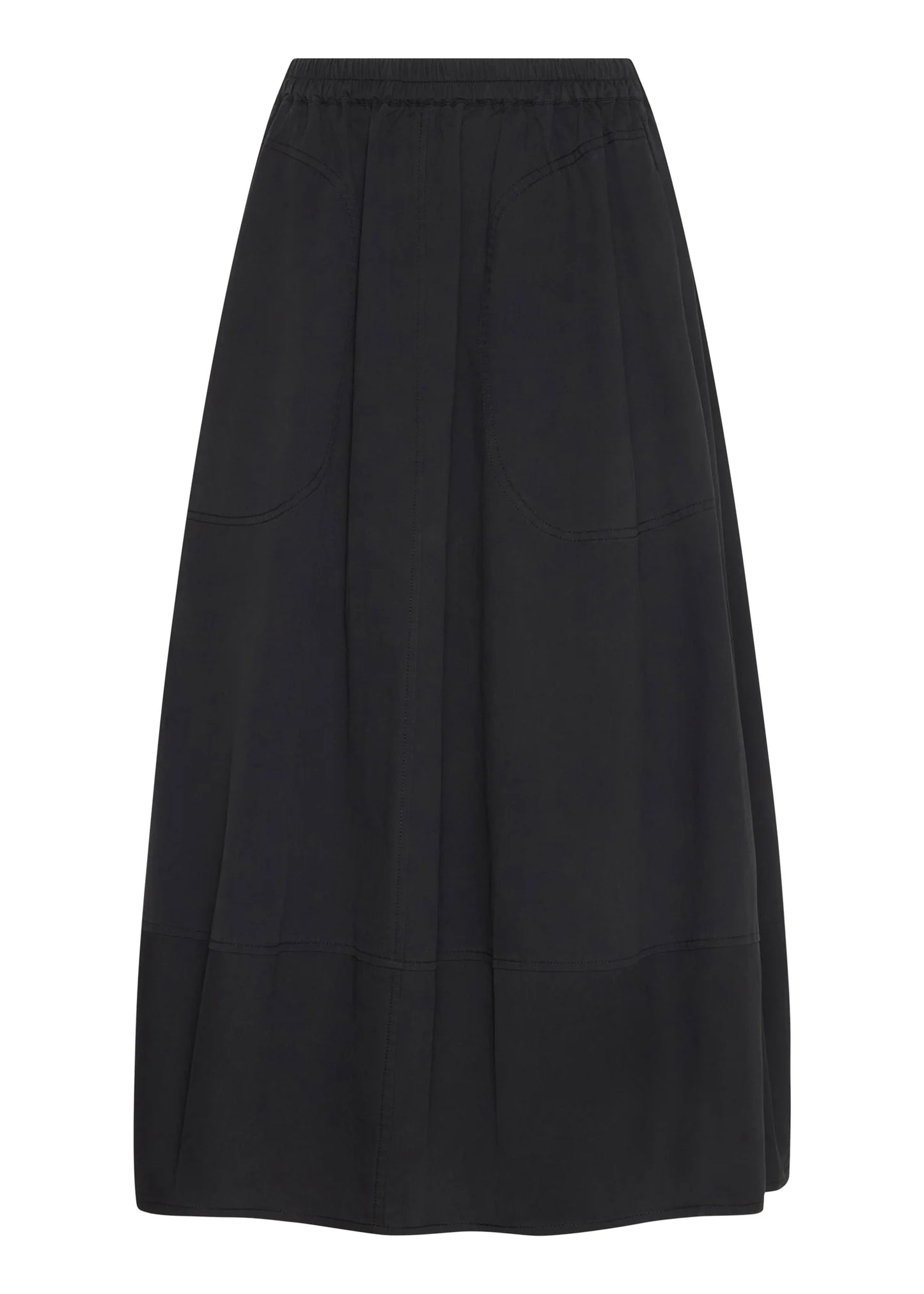 POL Alma Bubble Skirt in Black