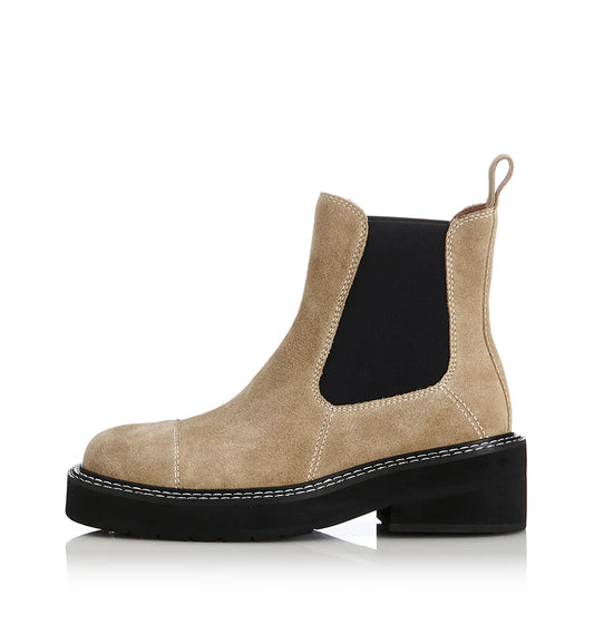 Alias Mae Ebony Chelsea Boot in Natural Suede