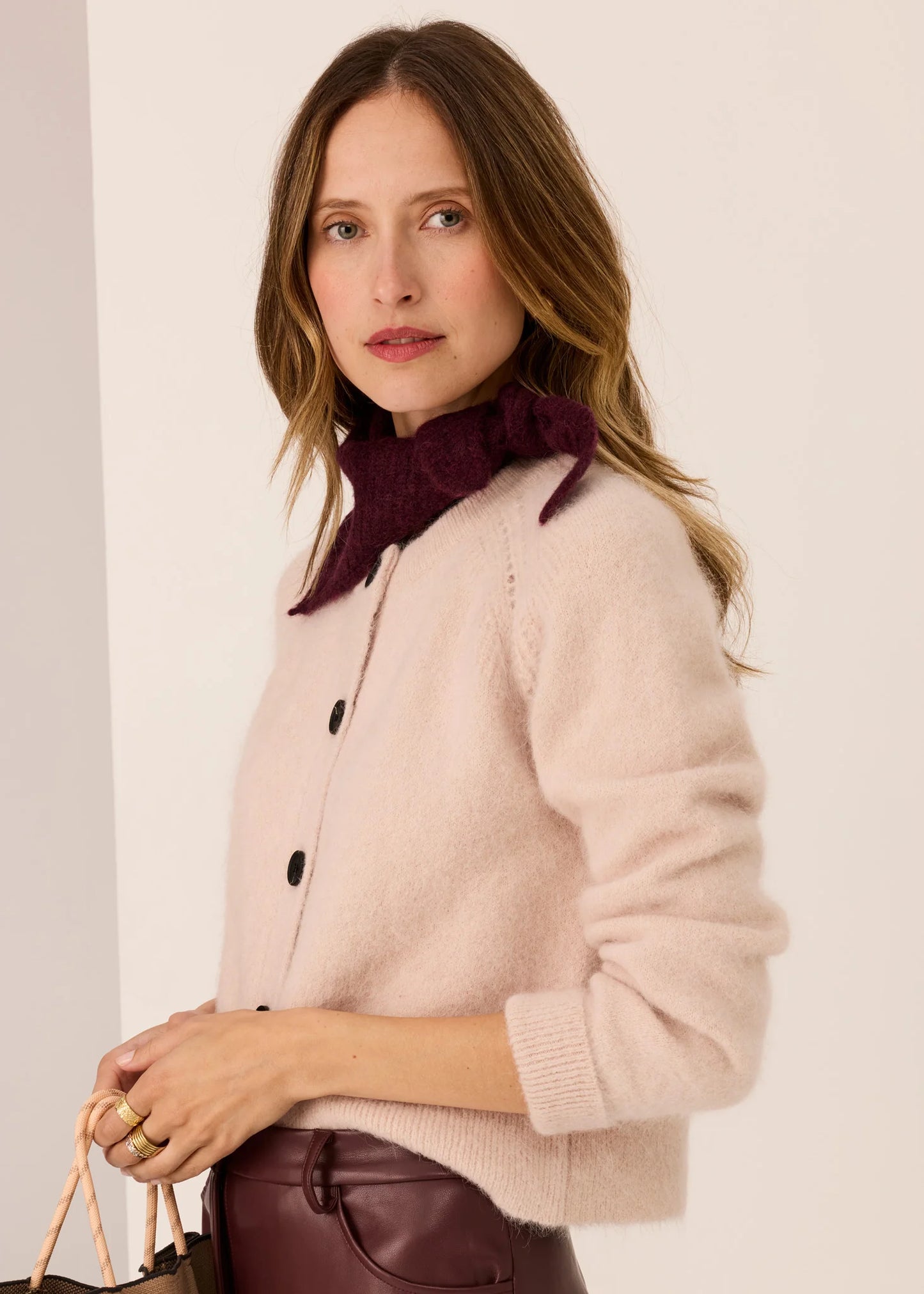 POL Haviland Cardigan Blush