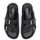 Rollie Ace Sandal Weave All Black