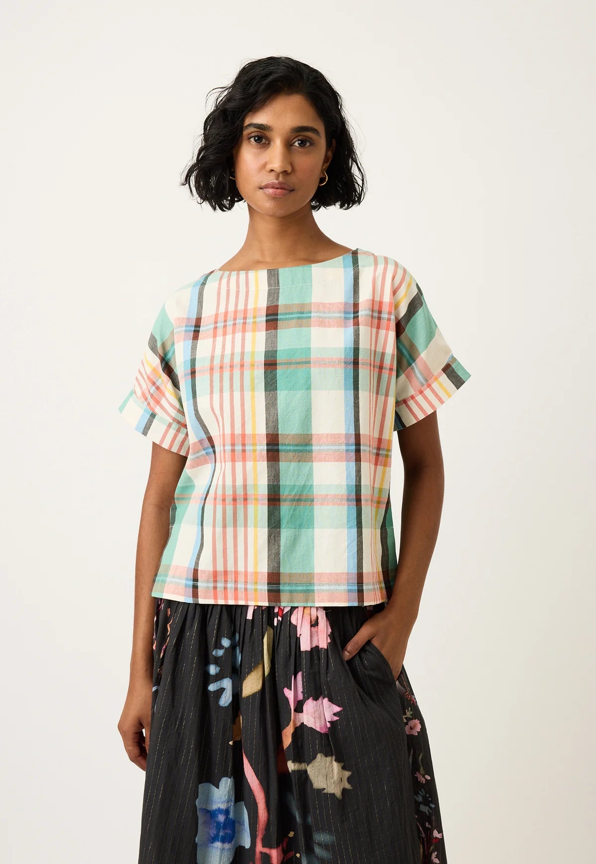 Nancybird Dolman Top, Summer Check