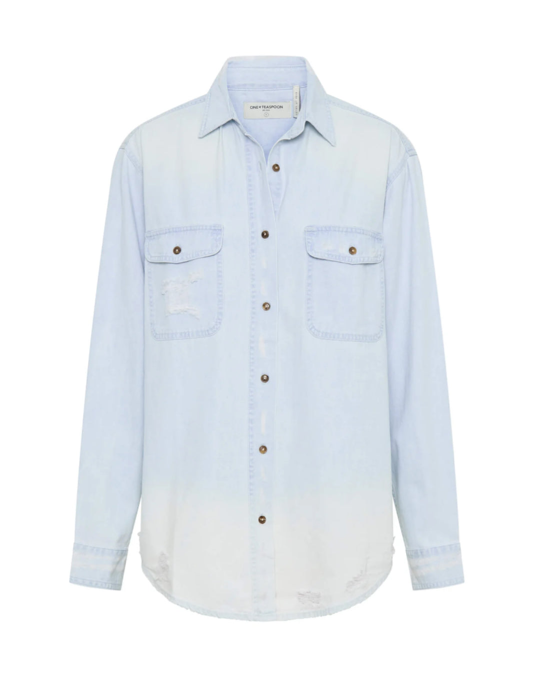 One Teaspoon Classic Everyday Chambray Denim Shirt