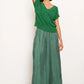 POL Clothing Rig Knit Top in Green