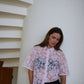 COSTER Shirt with Lace in Powder Rose