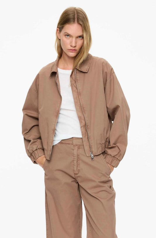 LMND Sienna Bomber Jacket Cocoa