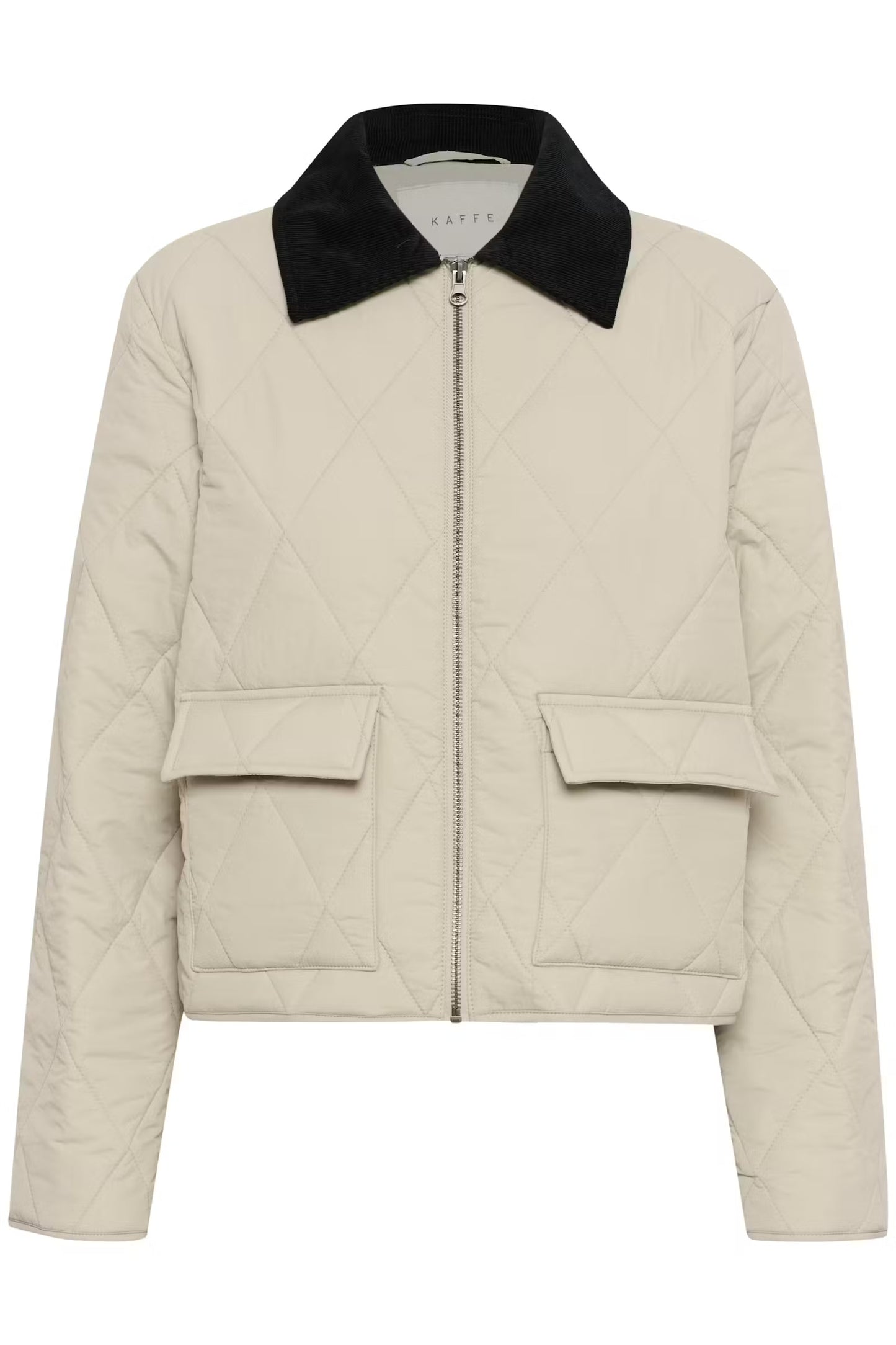 Kaffe KAanneli Quilted Jacket Feather Grey