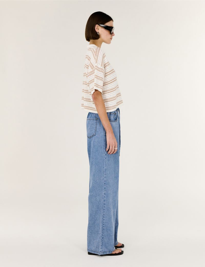 Staple the Label Rae Relaxed Chambray Pant